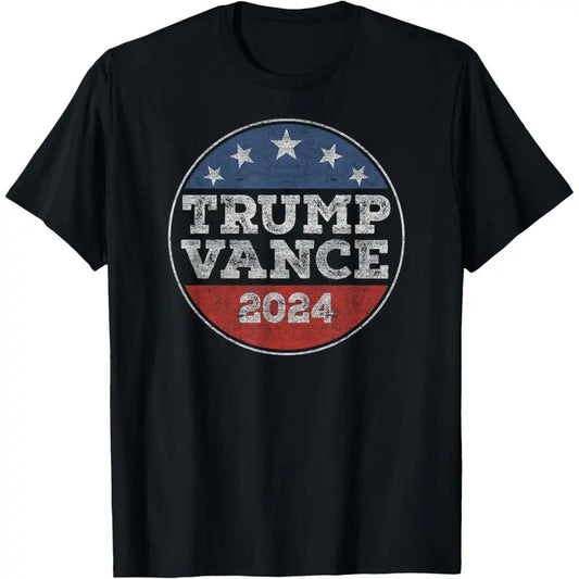 Trump 2024 Button Election for Republicans Trump Vance 2024 T-Shirt made in usa
