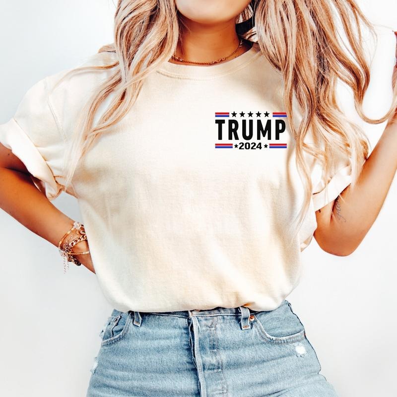 Trump 2024 Comfort Colors Shirt, Trump T-Shirt, Patriotic TShirt, Trump for President 2024, Trump Nation, Trump Shirt...