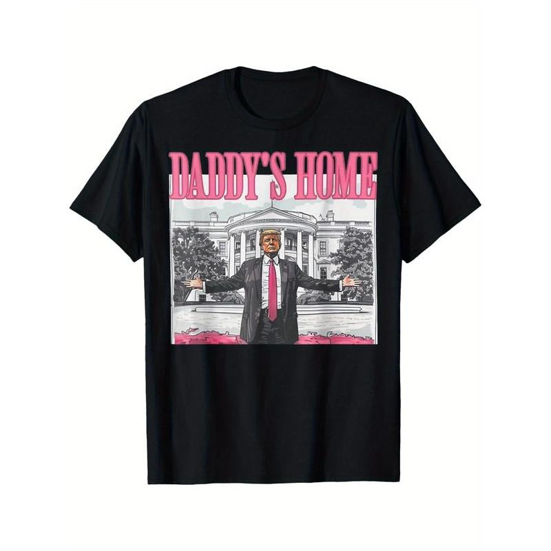 Trump 2024 Recaptures America, Dad's Home Trump Pink 2024 T-shirtstyle{n002}2 T-Shirts, Hoodie, Sweatshirt | WearSparks.com