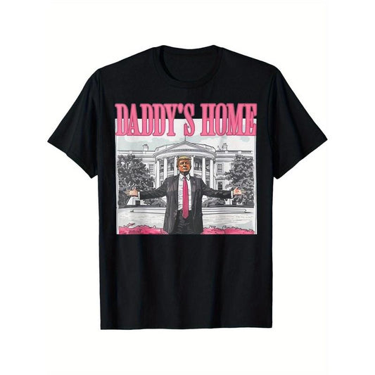 Trump 2024 Take America Back, Daddy's Home Trump Pink 2024 T-Shirt made in usa Hoodie, Sweatshirt | WearSparks.com