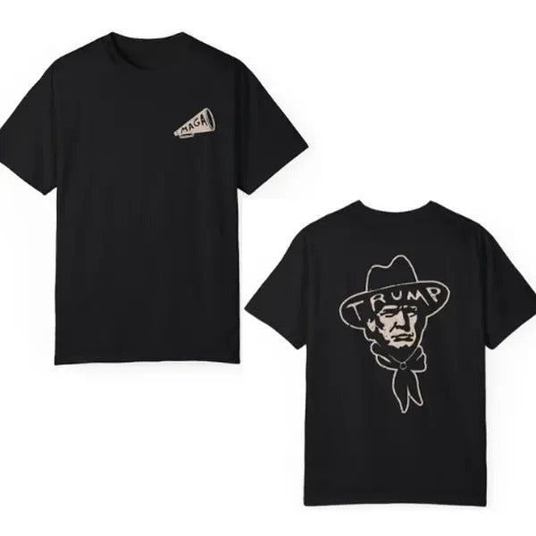 Trump Cowboy T-Shirt, Western Donald Trump Shirt, Cowboy Trump Shirt, MAGA T-Shirt, Election 2024 Shirt, Funny...