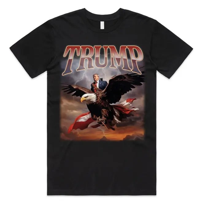 Trump Eagle T-Shirt Tee Top USA President Icon 2024 Election Vote Republican  sweater and hoodie