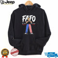 Trump FAFO Uncle Sam Flag Pants Fuck Around And Find Out T Shirt