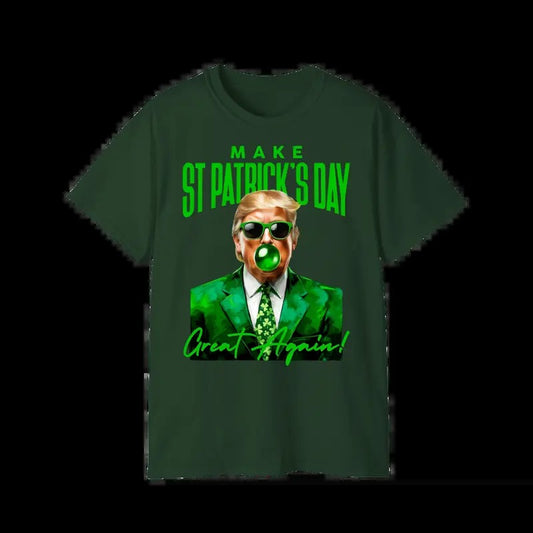 Trump Irish President Celebrate St Patrick Day 2025 Gift T-Shirt, Trump Patrick Retro T-shirt, Funny Patrick Tee For...