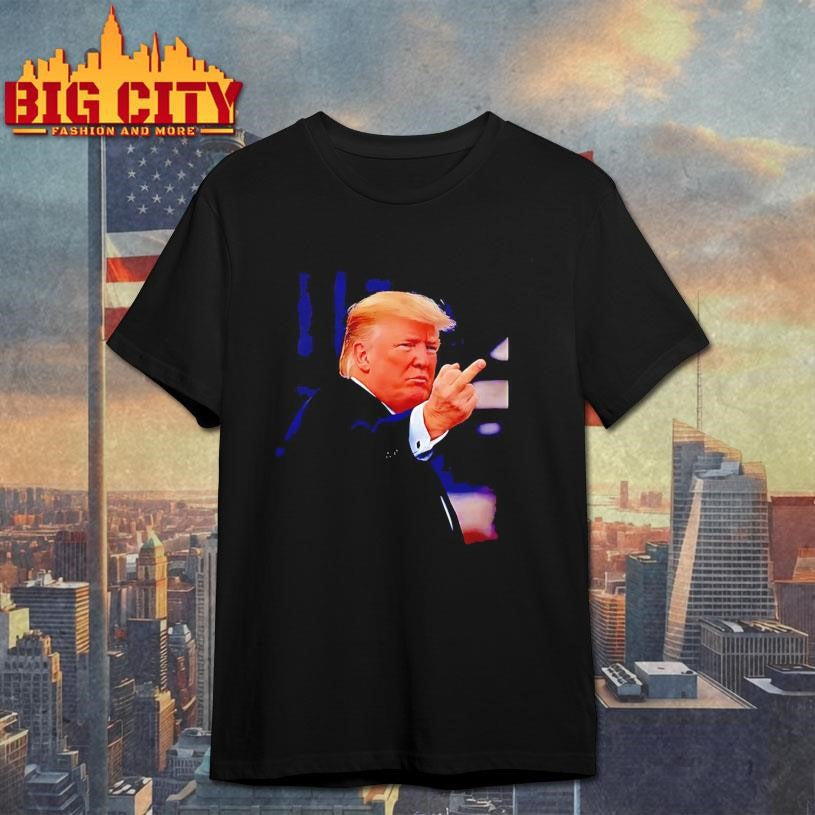 Trump Middle Finger To All The Trump Haters Graphic Shirt