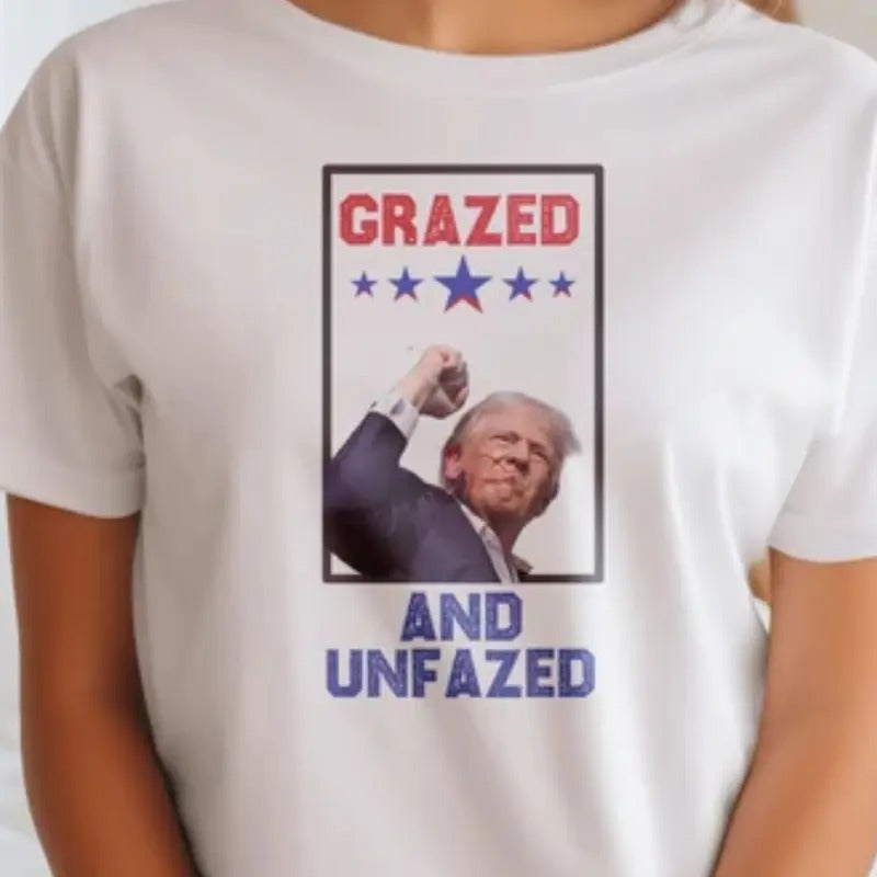 Trump Shot Shirt, Trump Rally, Donald Trump Tee, Trump 2024, MAGA Shirt, Conservative T-Shirt, Republican Shirt