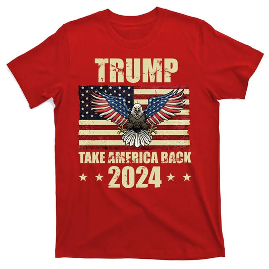 Trump Take America Back 2024 T-Shirt Menswear Top
