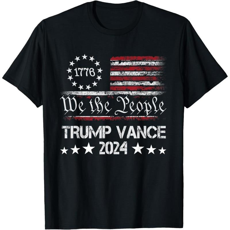 Trump Vance 2024 President Trump Supporter Re-Election T-Shirt made in usa Hoodie, Sweatshirt | WearSparks.com