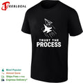Trust the Process Fighter Jet Paper Airplane shirt