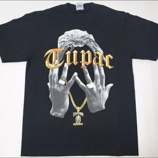 Tupacc T-shirt 2Pacc Hip Hop Rap Tee Classic Cotton