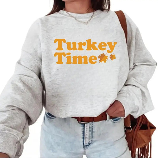 Turkey Time Hunting T-Shirt Vintage Bird Hunter Tee, Dad Husband Turkey Season Sweatshirt Hoodie Unisex Cotton Pullover