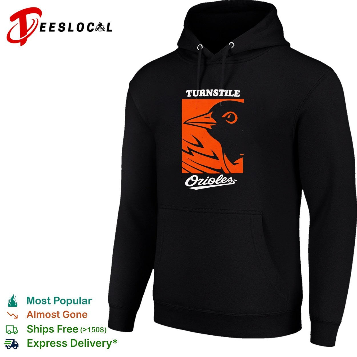 Turnstile Orioles bird logo shirt