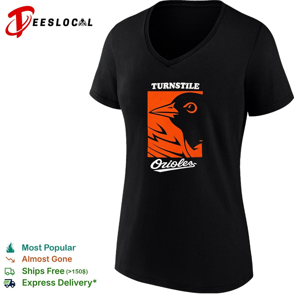 Turnstile Orioles bird logo shirt
