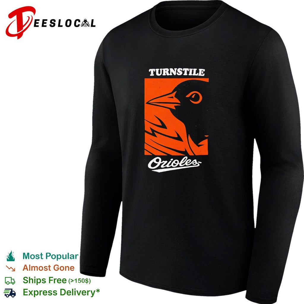 Turnstile Orioles bird logo shirt