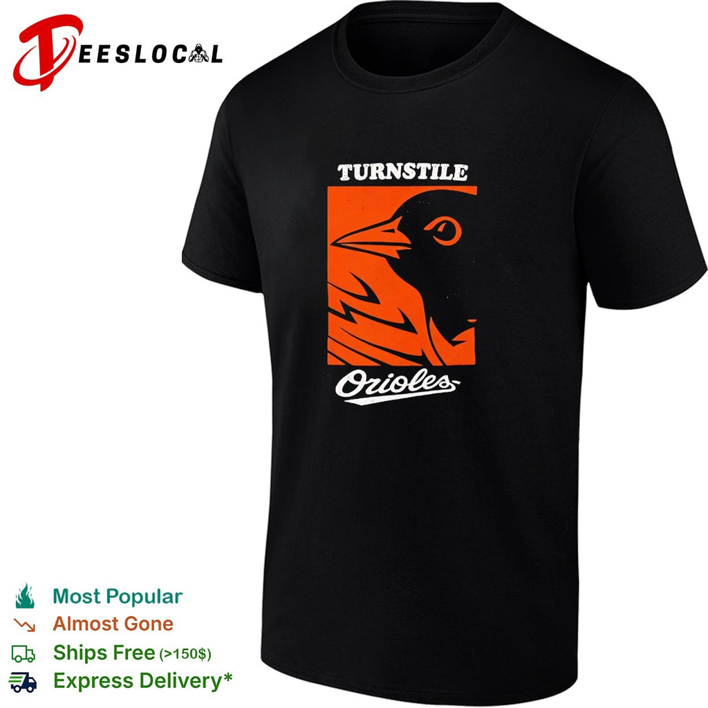 Turnstile Orioles bird logo shirt
