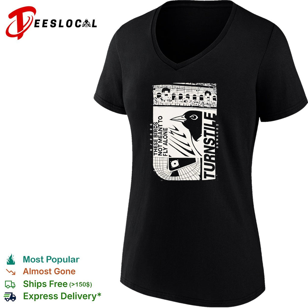 Turnstile these birds not meant to fly alone shirt