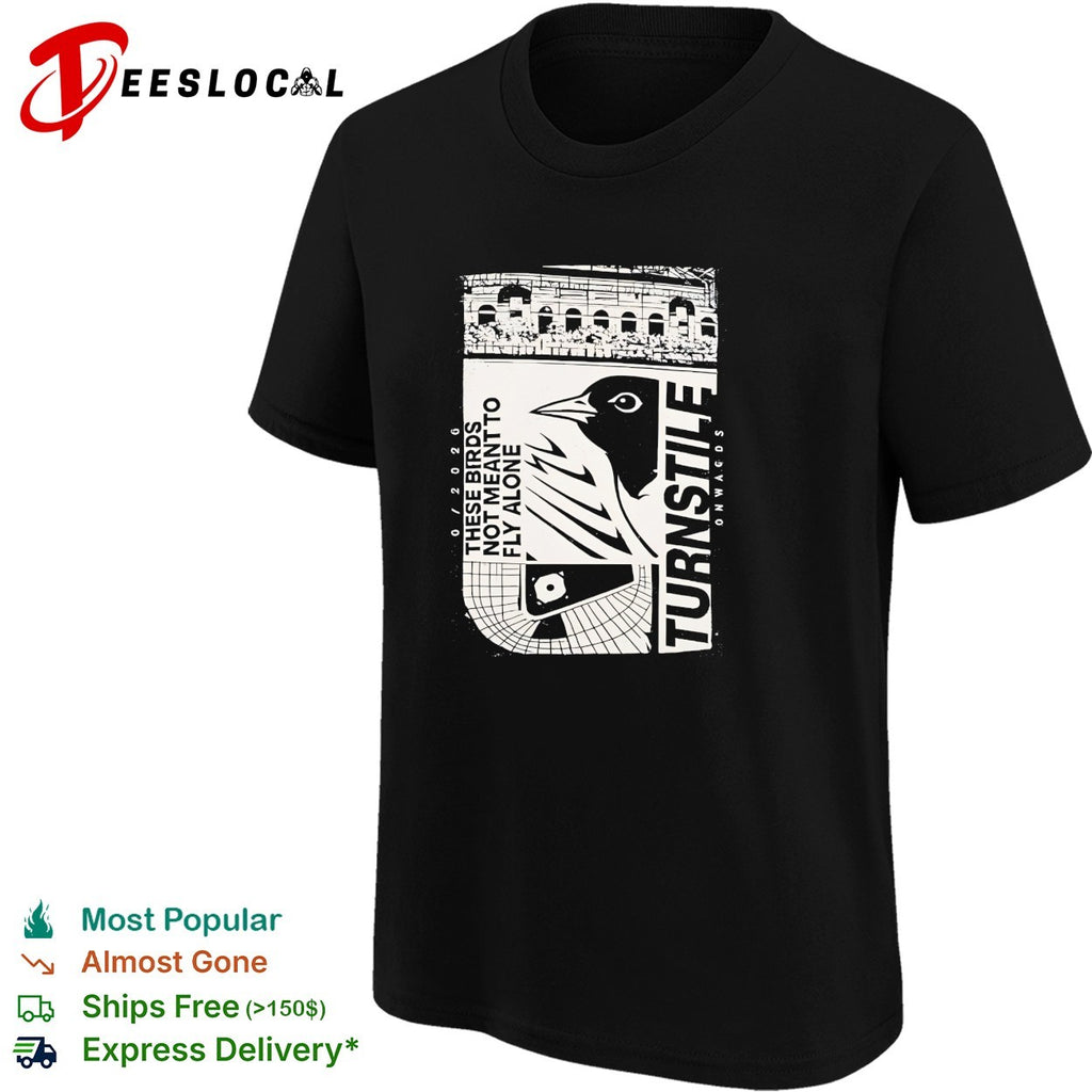 Turnstile these birds not meant to fly alone shirt