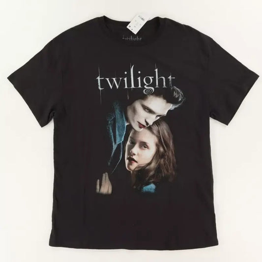 Twilight 2023 Movie Graphic Solid T-Shirt Black Cotton Shirt Streetwear