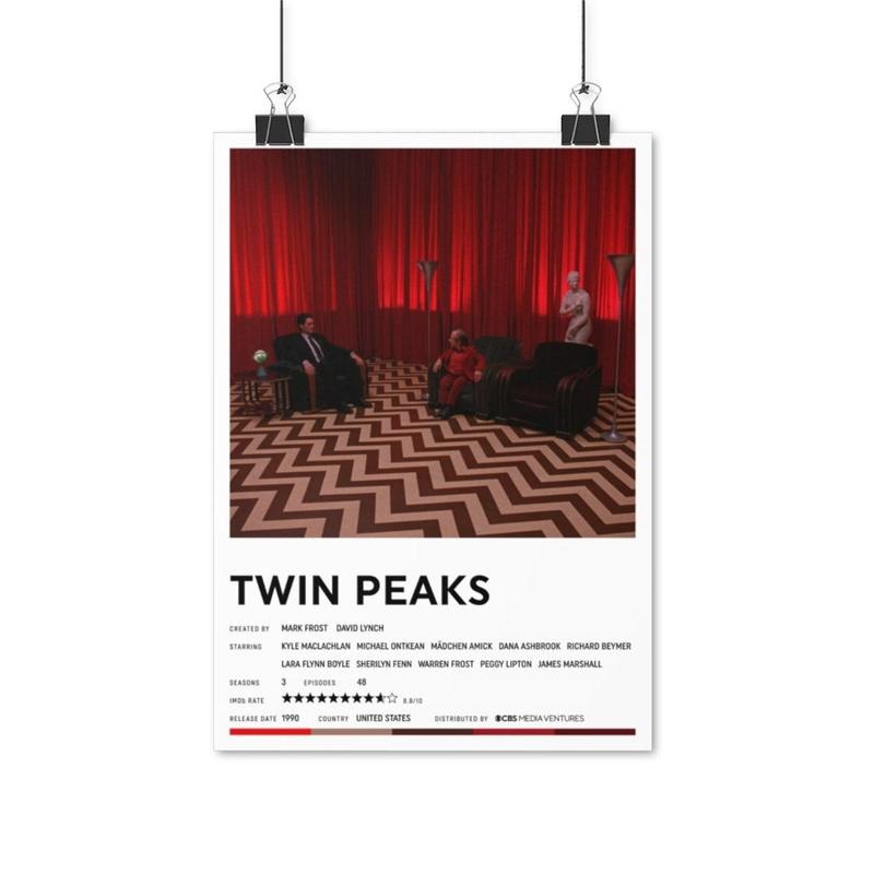 Twin Peaks - David Lynch - Movie Poster - Giclée fine art -