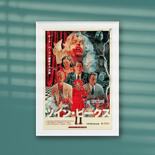 Twin Peaks - Fire walk with me - David Lynch - Movie Poster Japanese Print