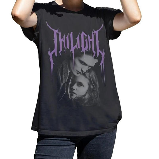 Twitlight Movies Vintage T Shirt, Vampire Wolf Romance Shirt, Graphic Tee, Ed And Bella Shirt, Twilight Movies Graphic Tee For Movie Lovers, Unisex T-Shirt, Gifts For Fandom, Short Sleeve Tee Shirt