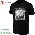 Two knights hugging Heated Chivalry medieval forest shirt