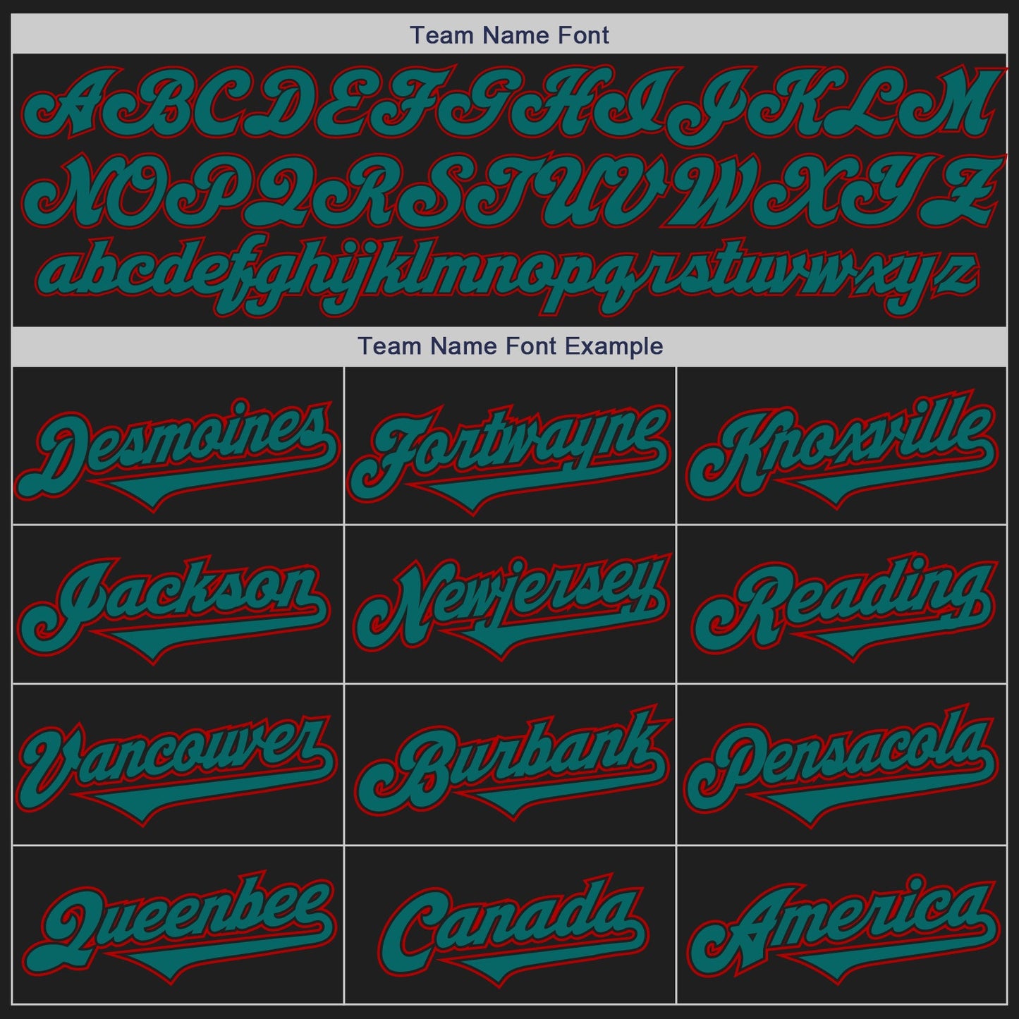 Custom Black Teal-Red Authentic Two Tone Baseball Jersey