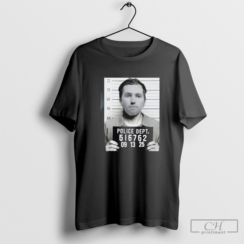 Tyler Robinson Mugshot Shot Charlie Kirk Shirt Sweater