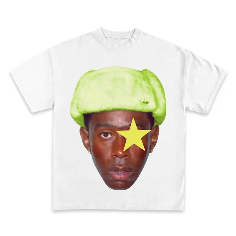 Tyler Star Green Tee Fresh and Stylish