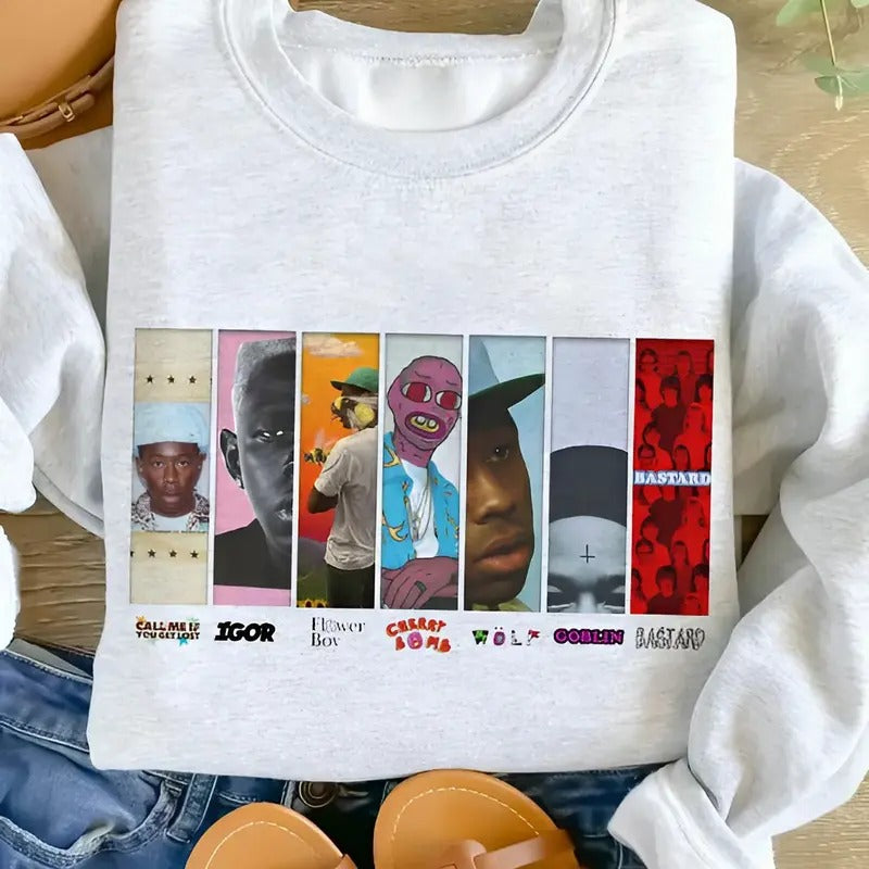 Tyler The Creator Album T-shirt Sweatshirt Hoodie, Fancy Tracy Shirt, Music t-shirt Sweatshirt Hoodie, For Men For Women