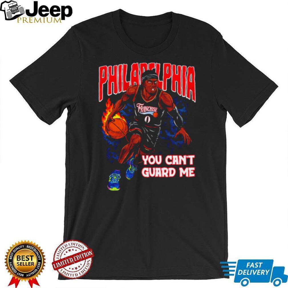 Tyrese Maxey Philadelphia Basketball You Can’t Guard Me Retro Vintage Sports Men Women Fans T Shirt