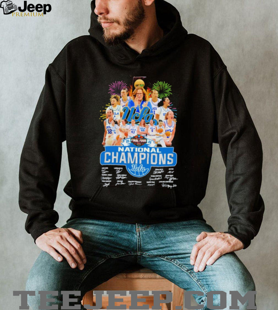 UCLA Bruins 2026 Final Four National Champions Graphic Roster T Shirt