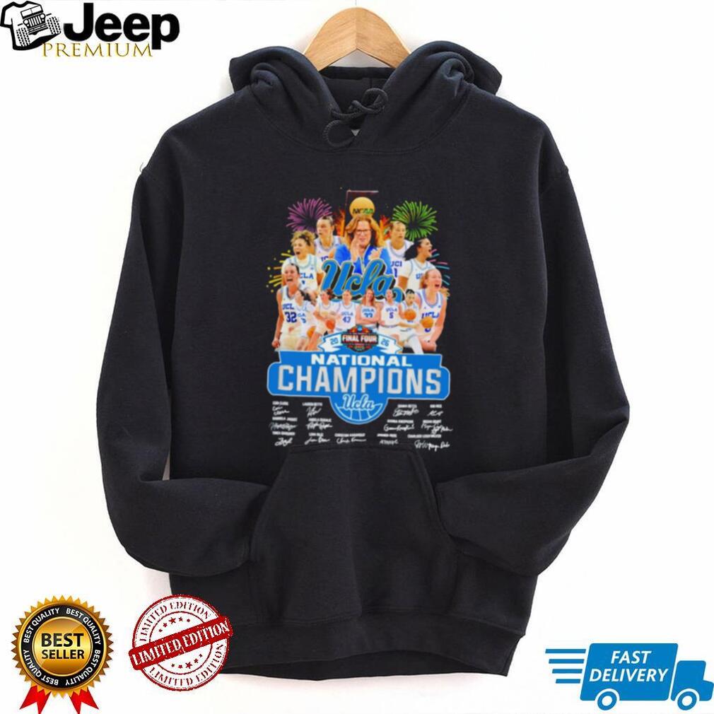 UCLA Bruins 2026 Final Four National Champions Graphic Roster T Shirt