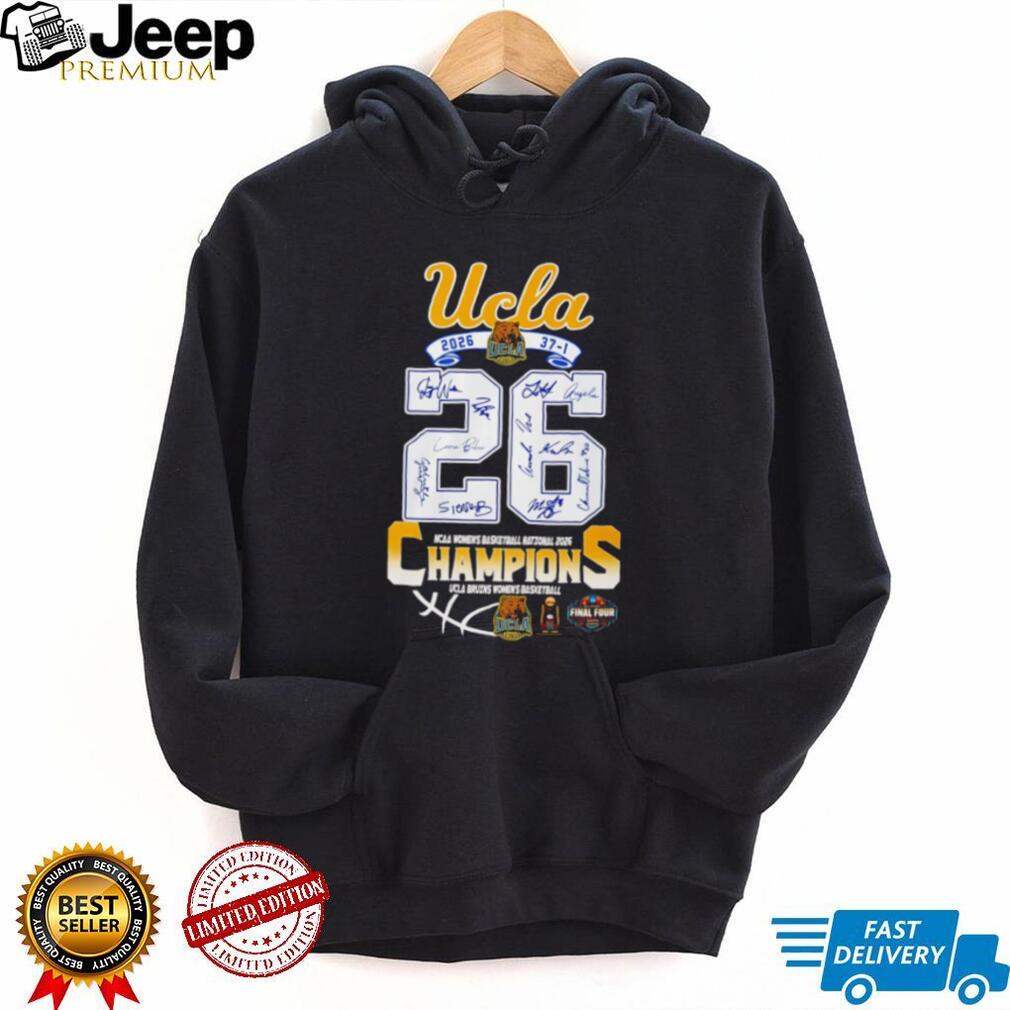 UCLA Bruins 2026 NCAA Women’s Basketball Champions Signature Series T Shirt