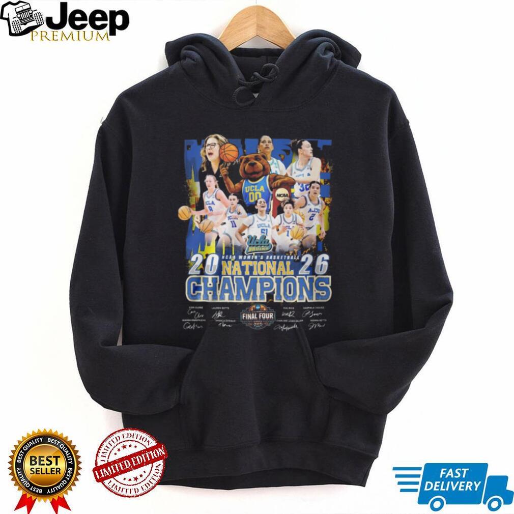 UCLA Bruins 2026 NCAA Women’s Basketball National Champions Players T Shirt