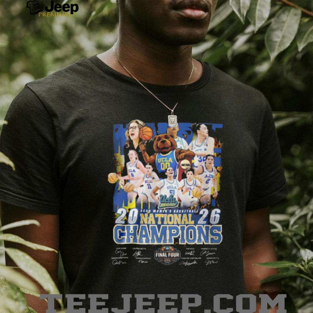 UCLA Bruins 2026 NCAA Women’s Basketball National Champions Players T Shirt
