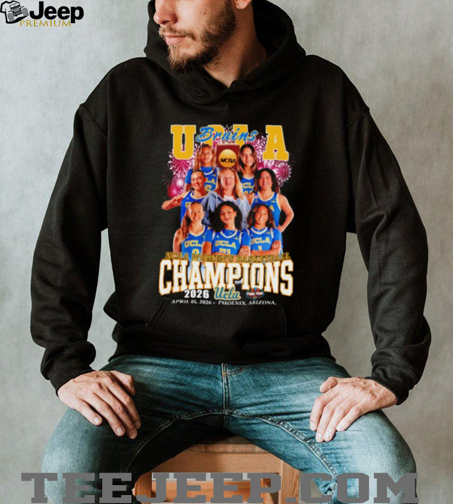 UCLA Bruins 2026 NCAA Women’s Basketball National Champions Team Photo T Shirt