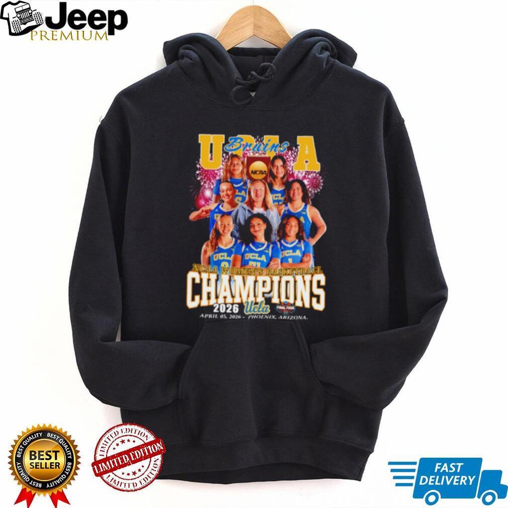 UCLA Bruins 2026 NCAA Women’s Basketball National Champions Team Photo T Shirt