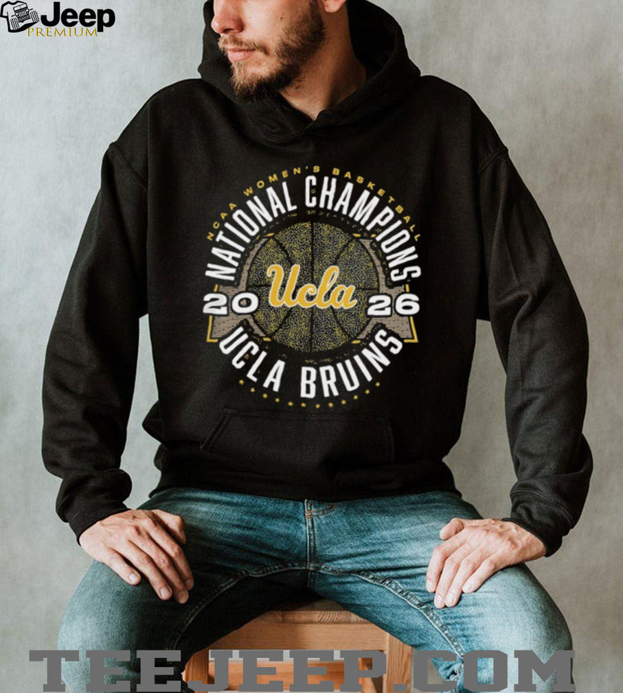 UCLA Bruins 2026 National Champions Circular Gold Basketball Vintage T Shirt