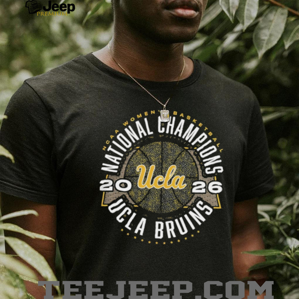 UCLA Bruins 2026 National Champions Circular Gold Basketball Vintage T Shirt