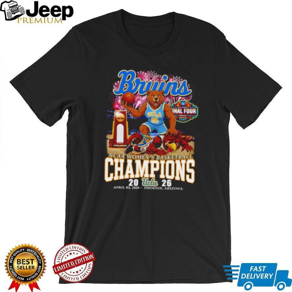 UCLA Bruins 2026 National Champions Mascot vs Opponent Phoenix AZ T Shirt