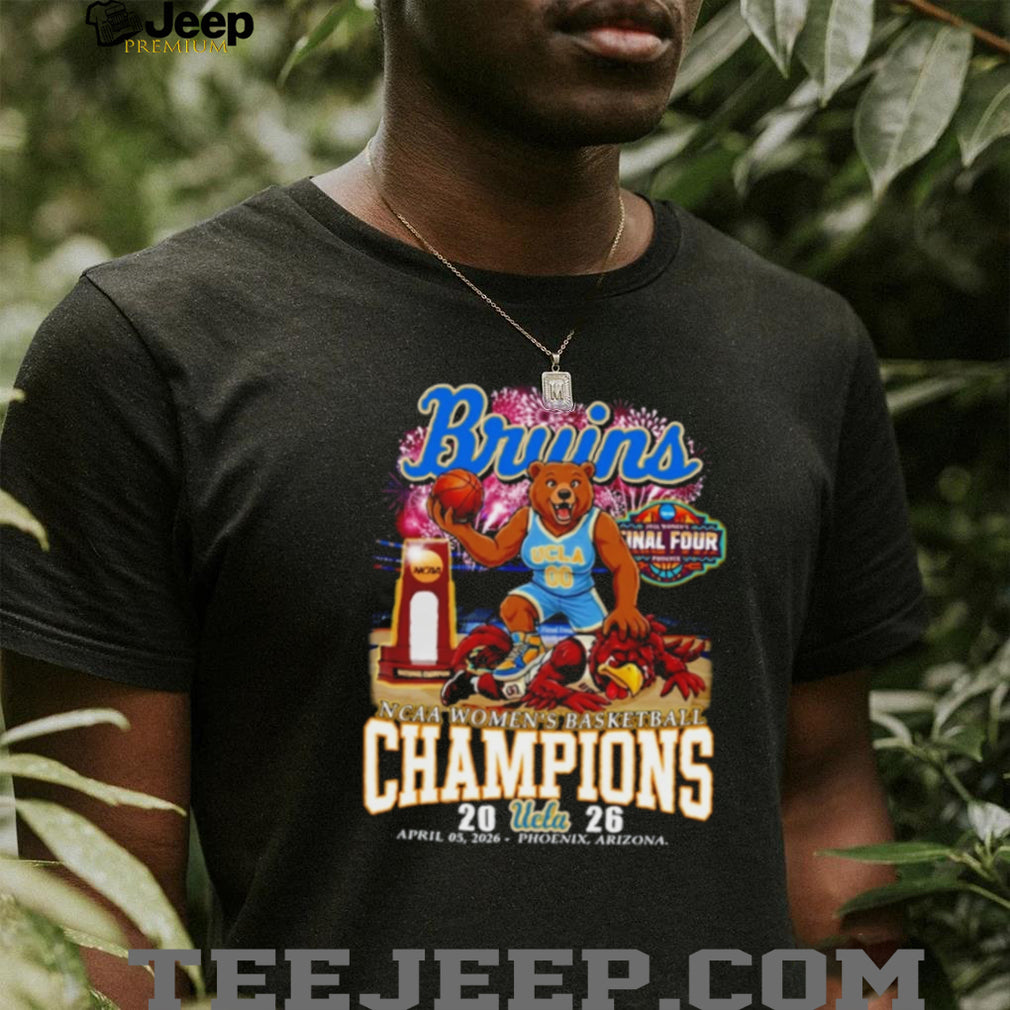 UCLA Bruins 2026 National Champions Mascot vs Opponent Phoenix AZ T Shirt