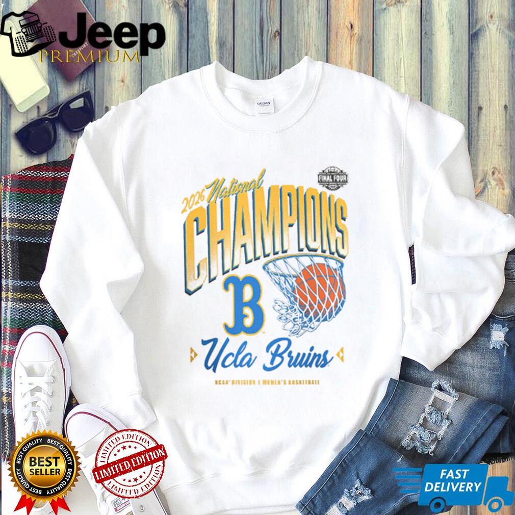 UCLA Bruins 2026 National Champions Women’s Basketball White T Shirt