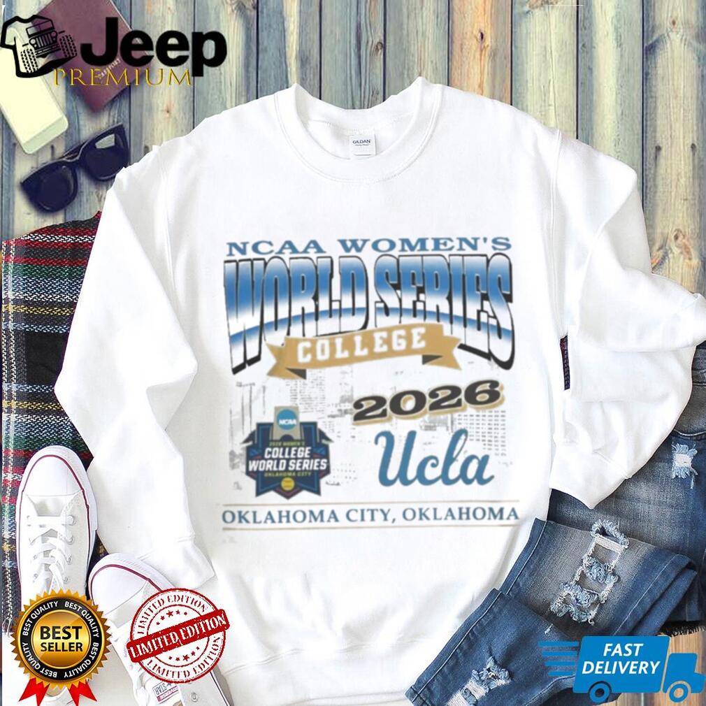 UCLA Bruins NCAA Women’s College World Series Oklahoma City 2026 Logo Shirt