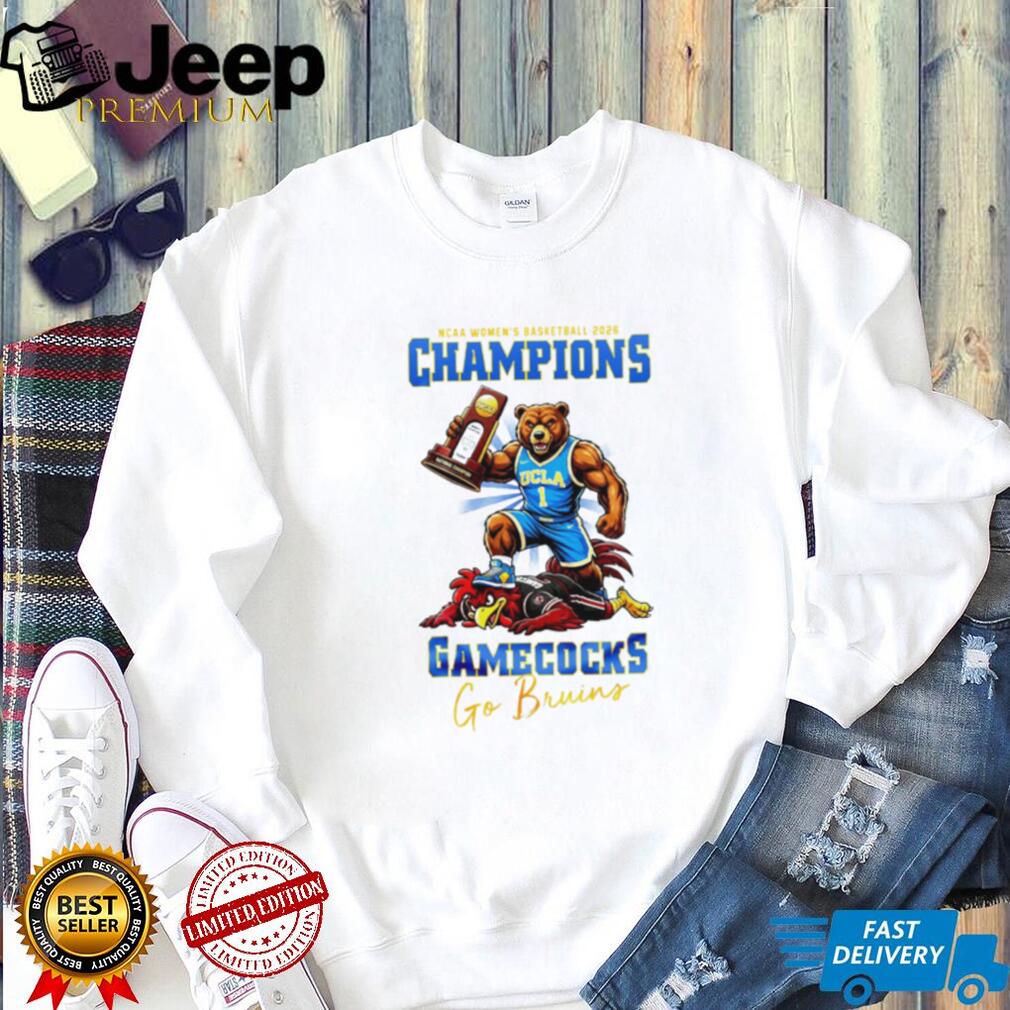 UCLA Bruins vs Gamecocks 2026 Women’s Basketball Champions T Shirt