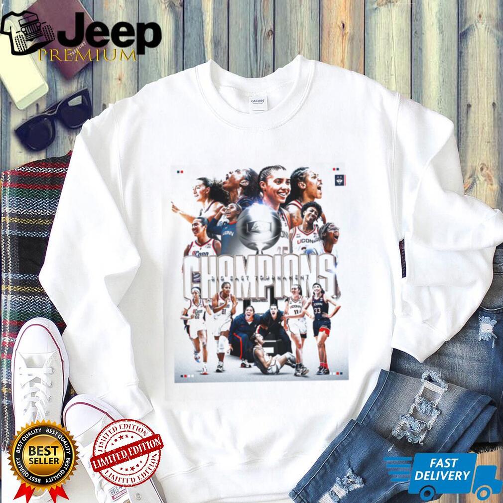 UConn Huskies 2025 Big East Women’s Basketball Champions T Shirt