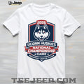UConn Huskies 2026 National Championship Game Shield White T Shirt