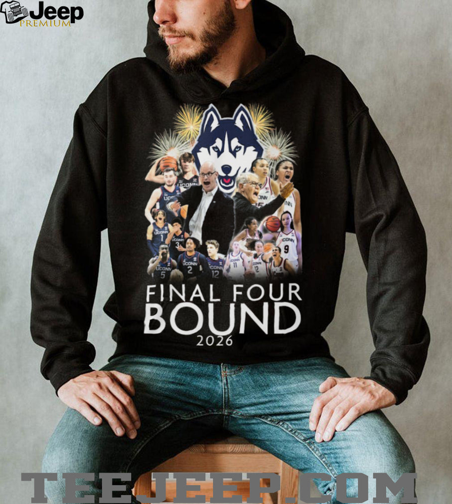 UConn Huskies Basketball 2026 Final Four Bound Team Collage T Shirt