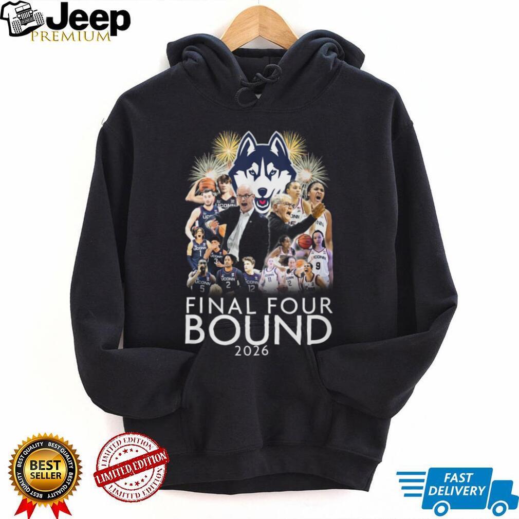 UConn Huskies Basketball 2026 Final Four Bound Team Collage T Shirt