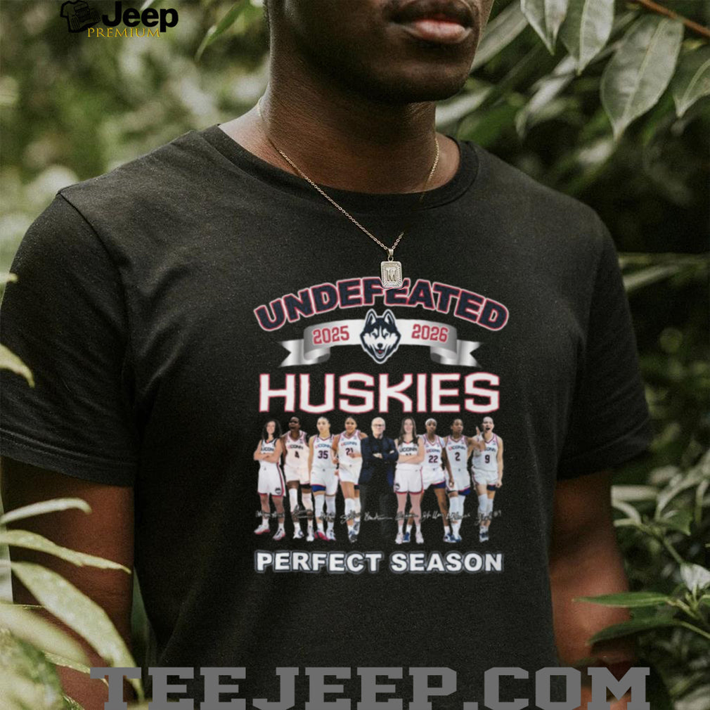 UConn Huskies Women’s Basketball Undefeated 2025 2026 Perfect Season T Shirt